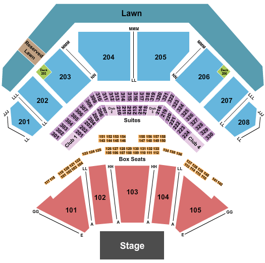 Credit Union 1 Amphitheatre Rod Stewart Seating Chart